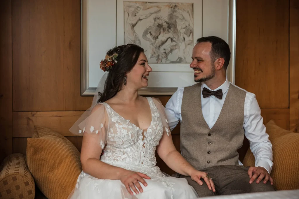 Hochzeitsfeier im Hotel, Hochzeitsfotos, Paarshooting