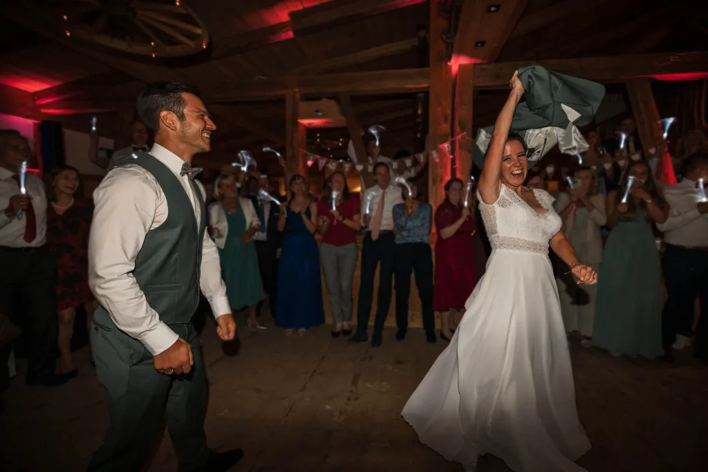 Hochzeitsparty, Feier im Allgäu