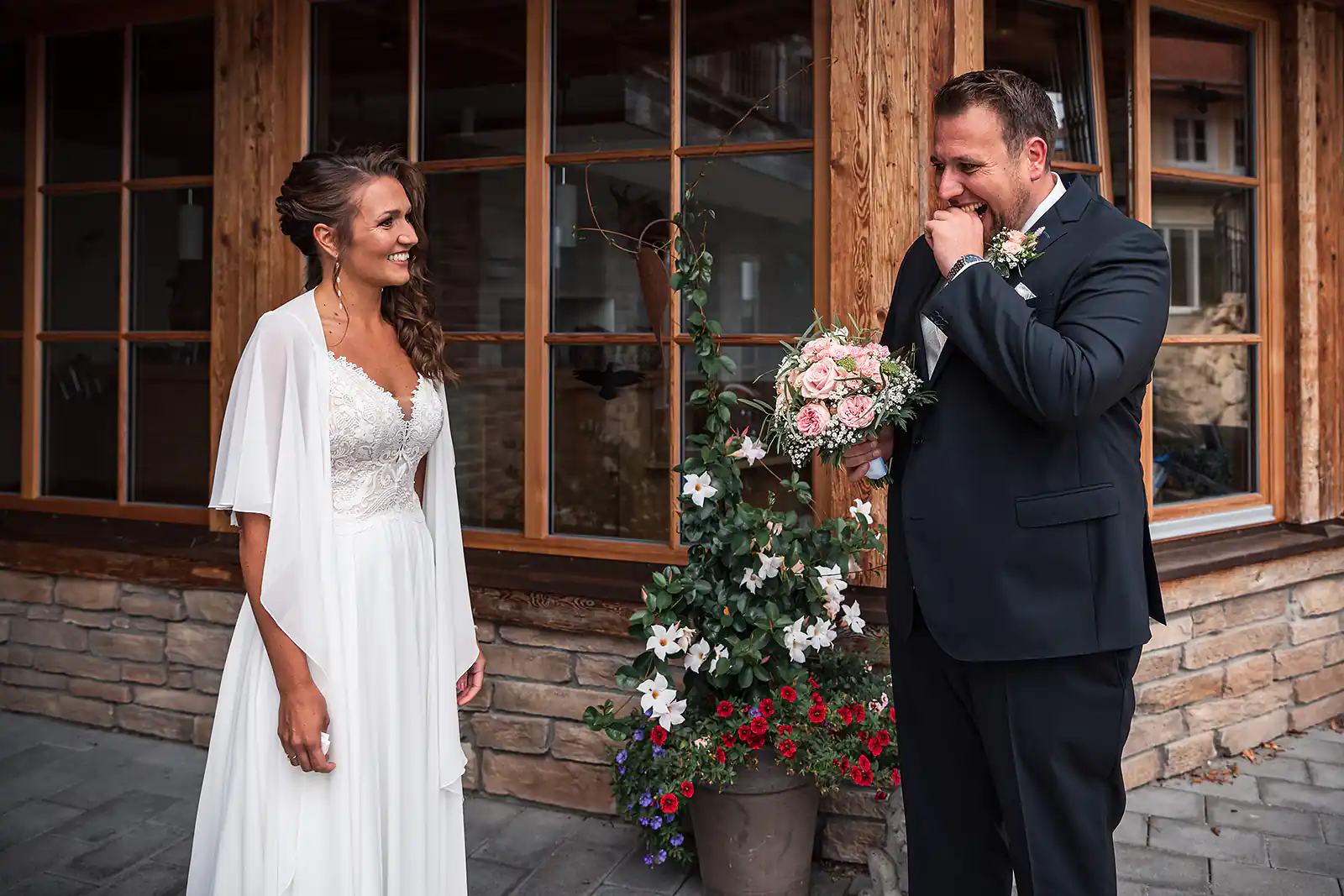 First Look bei Hochzeit