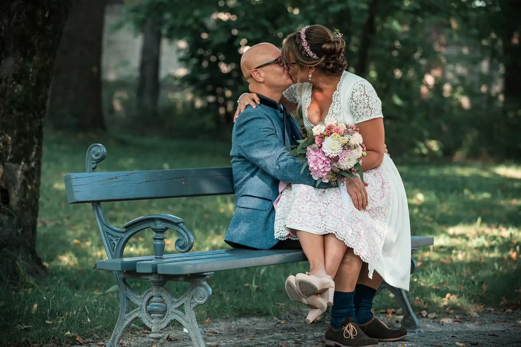Hochzeitsfotos im Umland von München, Tracht