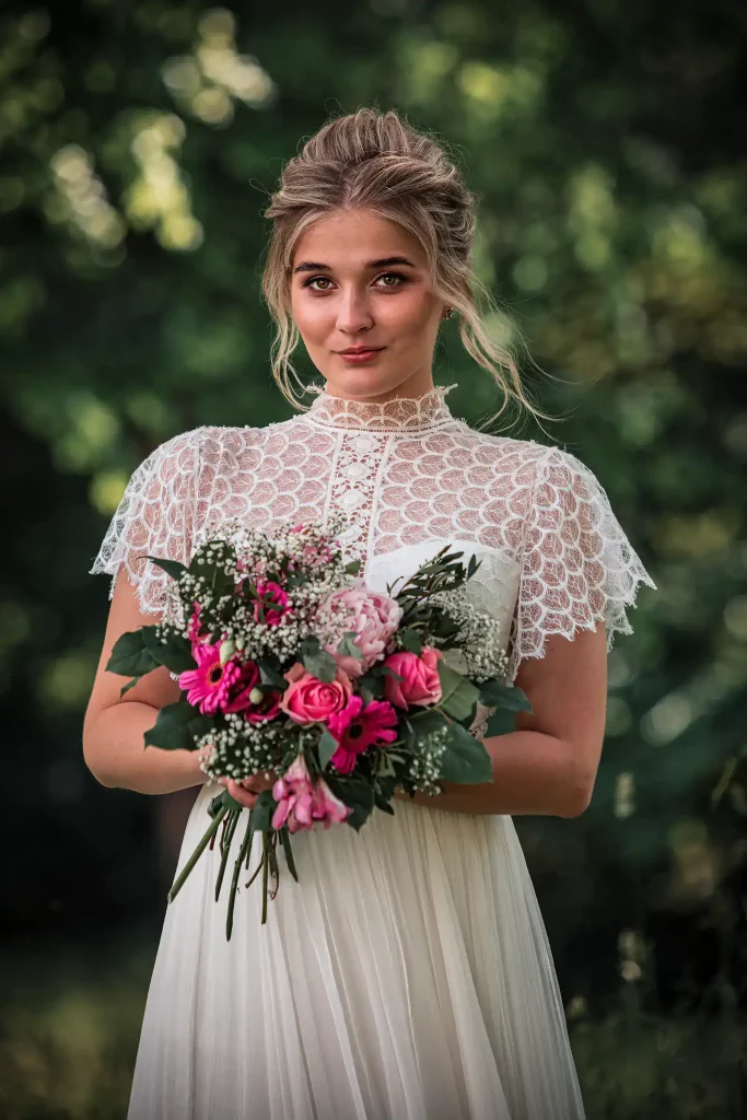 Hochzeitsfotos im Grünen